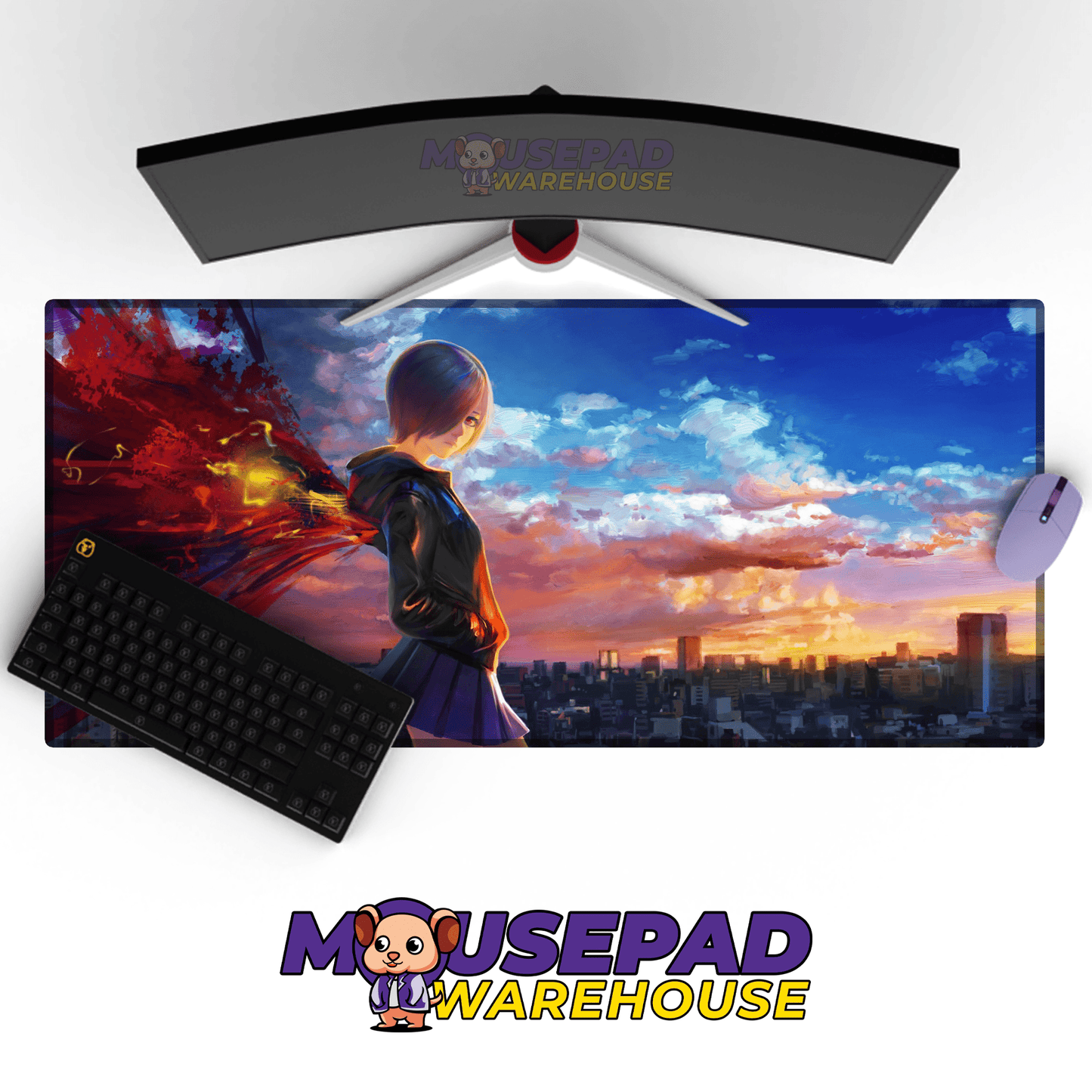 Tokyo Ghoul Anime Mousepad 547502 - Mousepad Warehouse