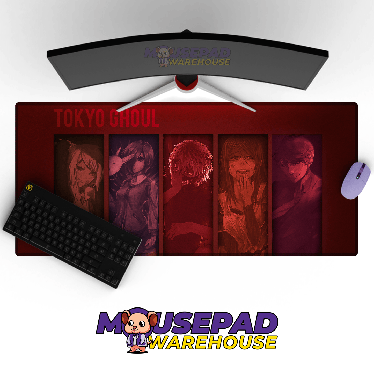 Tokyo Ghoul Anime Mousepad 568709 - Mousepad Warehouse