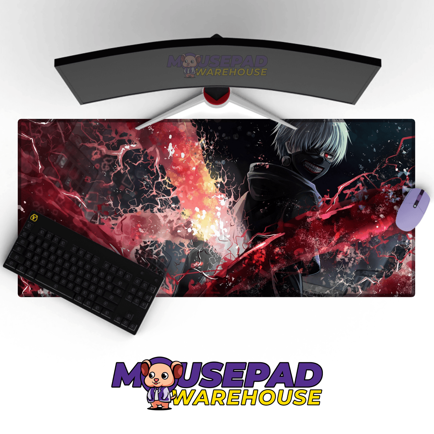 Tokyo Ghoul Anime Mousepad 587597 - Mousepad Warehouse