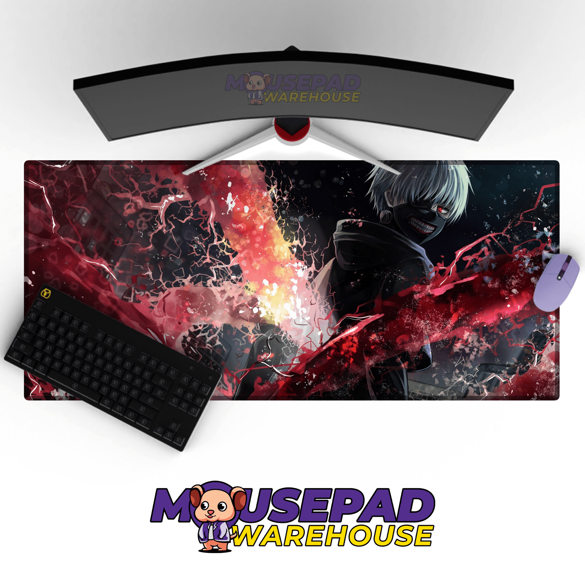 Tokyo Ghoul Anime Mousepad 587597 - Mousepad Warehouse