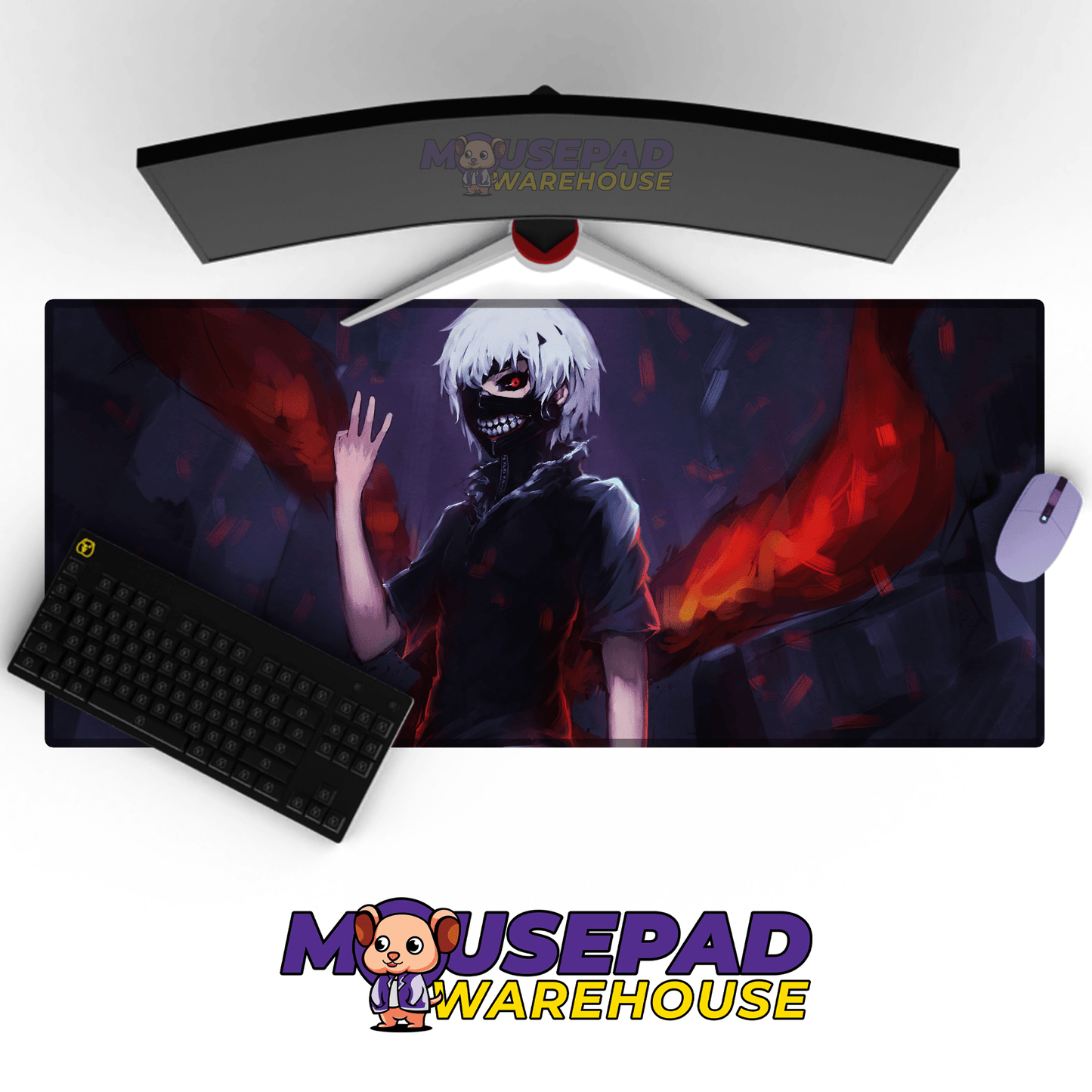 Tokyo Ghoul Anime Mousepad 589967 - Mousepad Warehouse