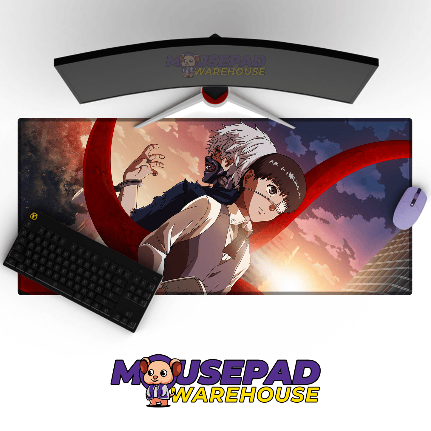 Tokyo Ghoul Anime Mousepad 596845 - Mousepad Warehouse