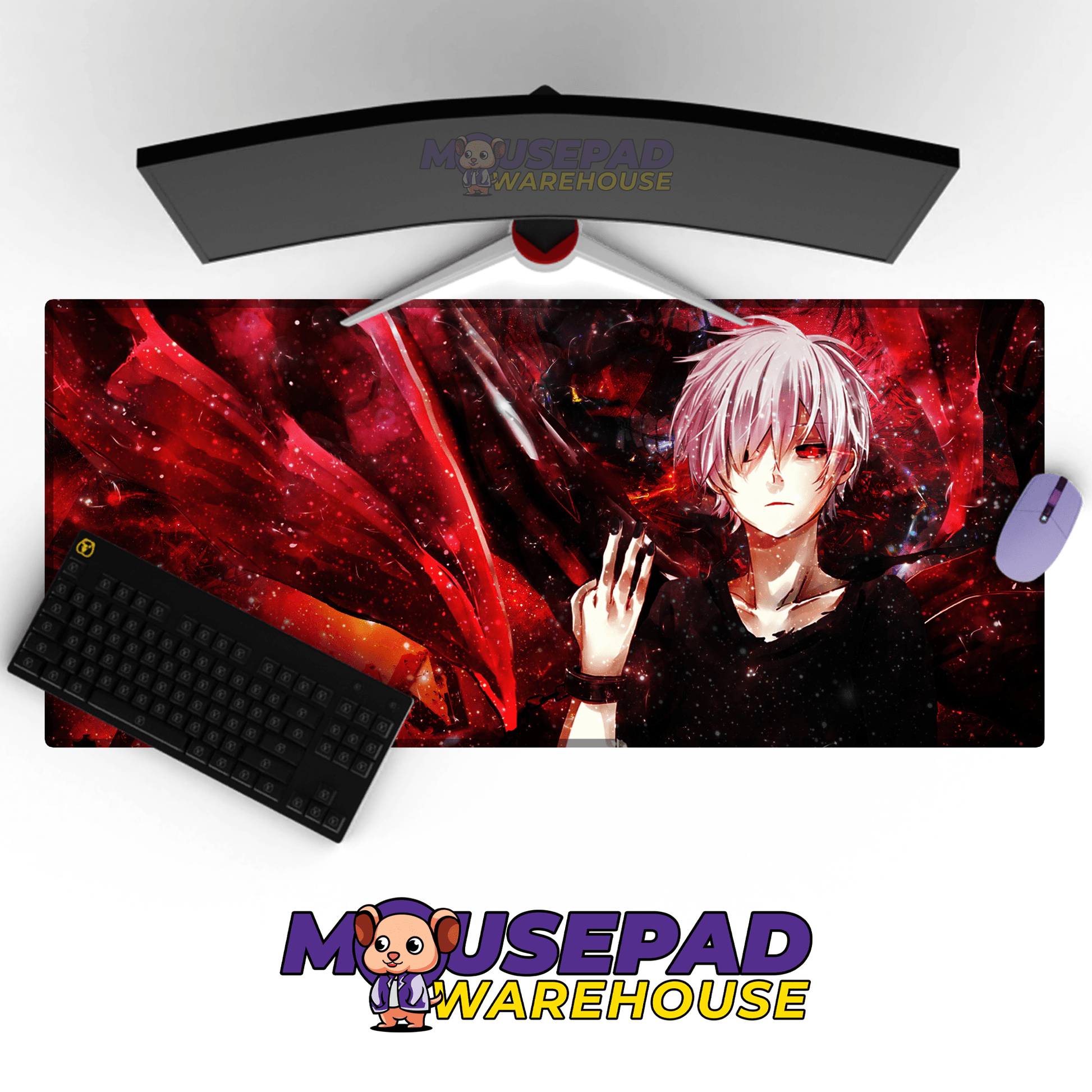 Tokyo Ghoul Anime Mousepad 629544 - Mousepad Warehouse
