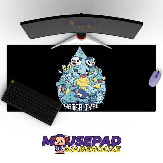 Water Type Pokemon Mousepad 420P48 - Mousepad Warehouse