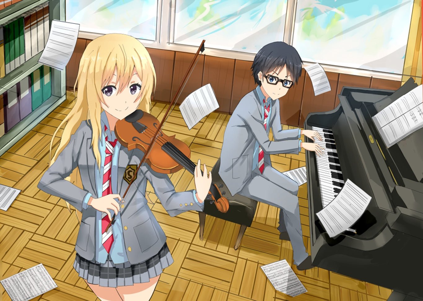 Your Lie in April Anime Mousepad 636420 - Mousepad Warehouse