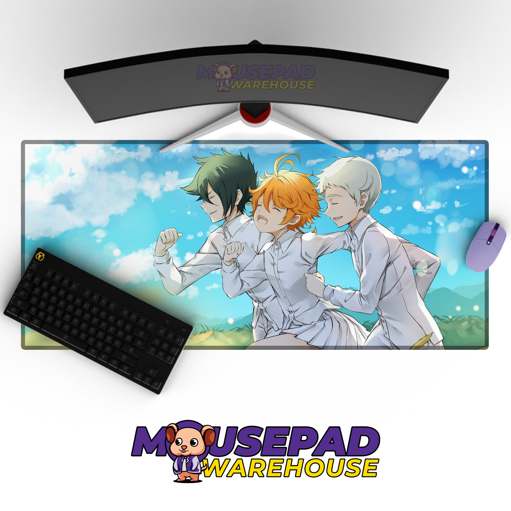 The Promised Neverland Anime Mousepad 1001742 MousepadWarehouse.com