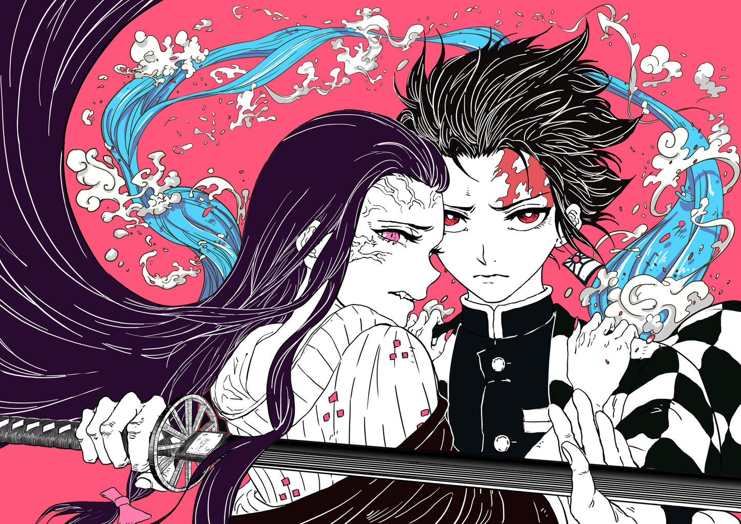 Kimetsu no Yaiba (Demon Slayer) Anime Mousepad 1005834