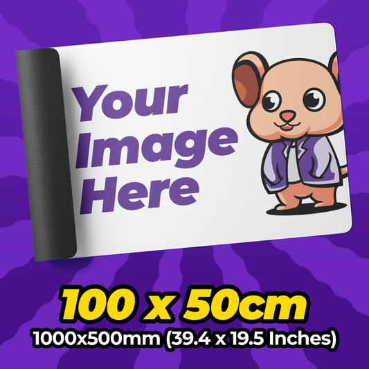 Custom Size Mousepad 1000x500mm (39.4 x 19.5 Inches)