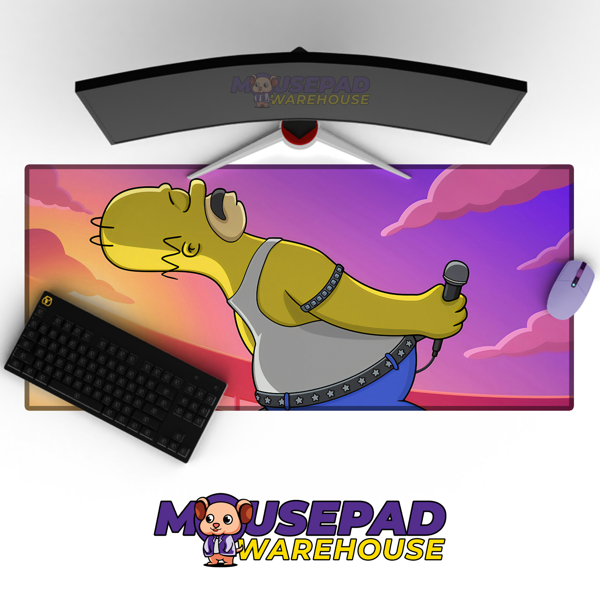 The Simpsons TV Show Mousepad 1015381 MousepadWarehouse.com