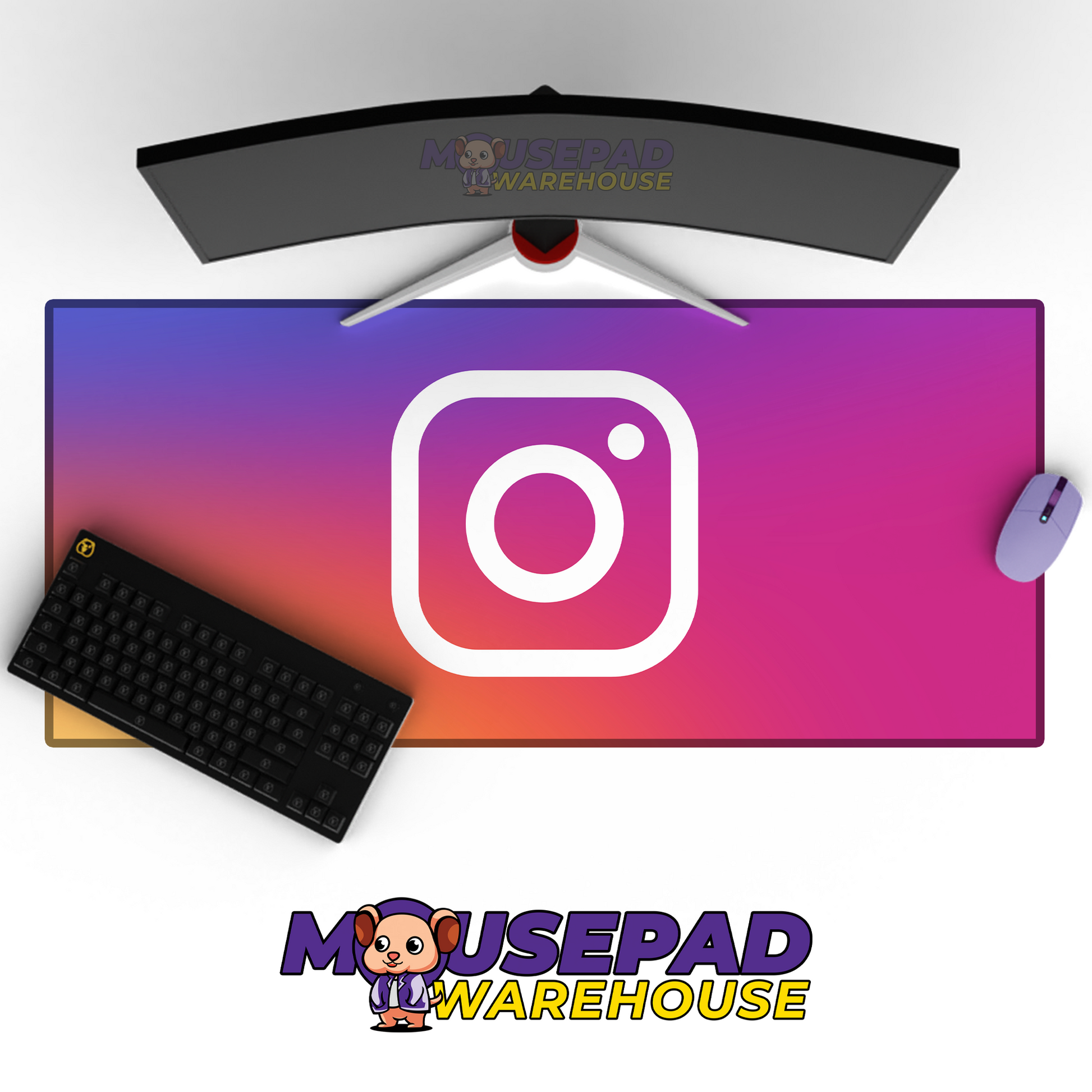 Instagram Brand Imagery Mousepad 1017007 MousepadWarehouse.com