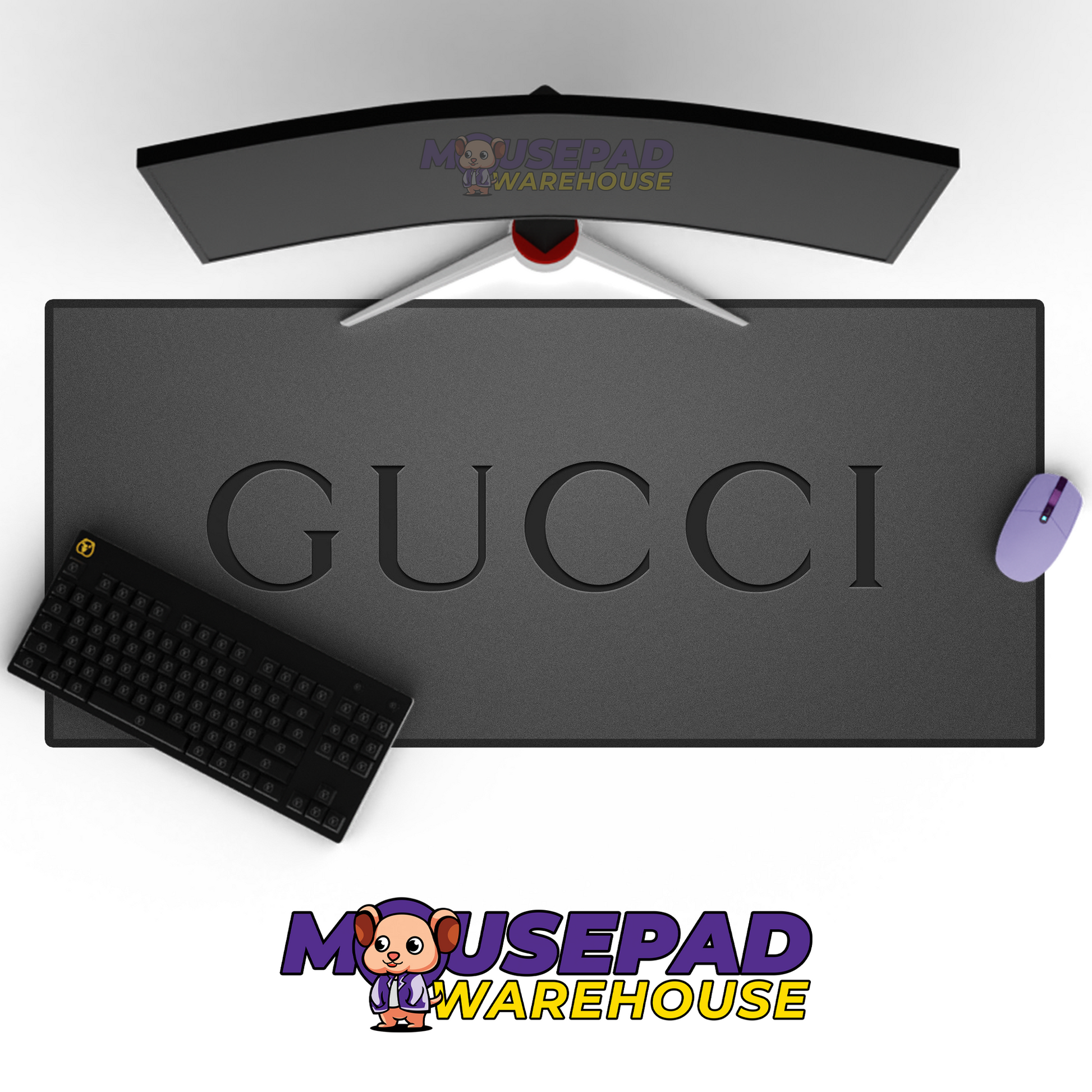 Gucci Brand Imagery Mousepad 1019669 MousepadWarehouse.com