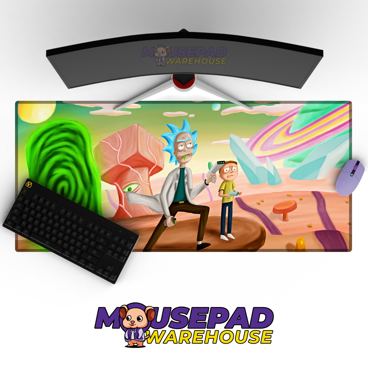 Rick and Morty TV Show Mousepad 1059618 MousepadWarehouse.com