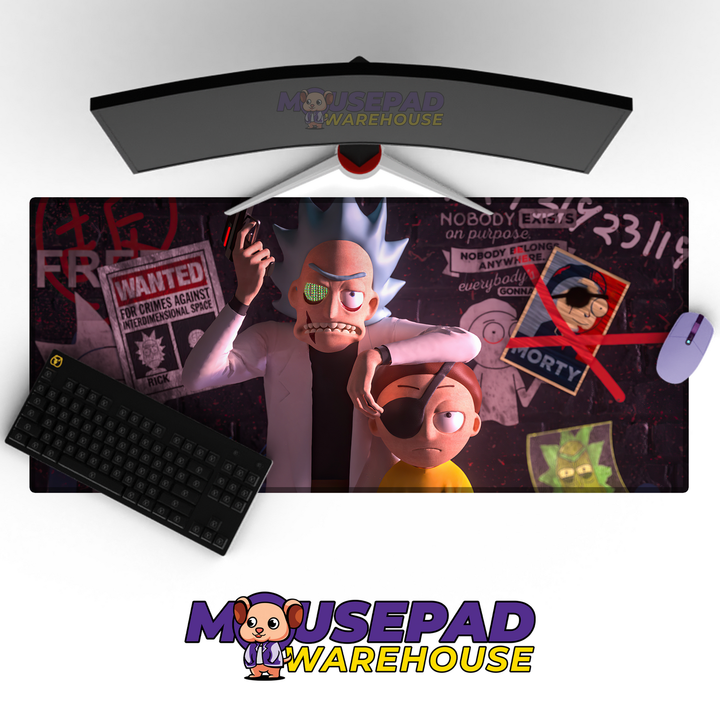 Rick and Morty TV Show Mousepad 1079494 MousepadWarehouse.com