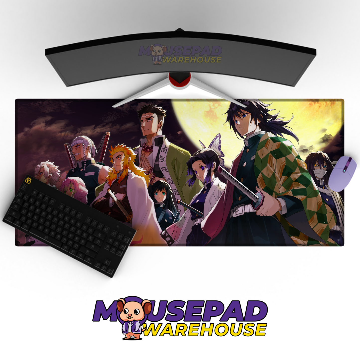 Kimetsu no Yaiba (Demon Slayer) Anime Mousepad 1079551