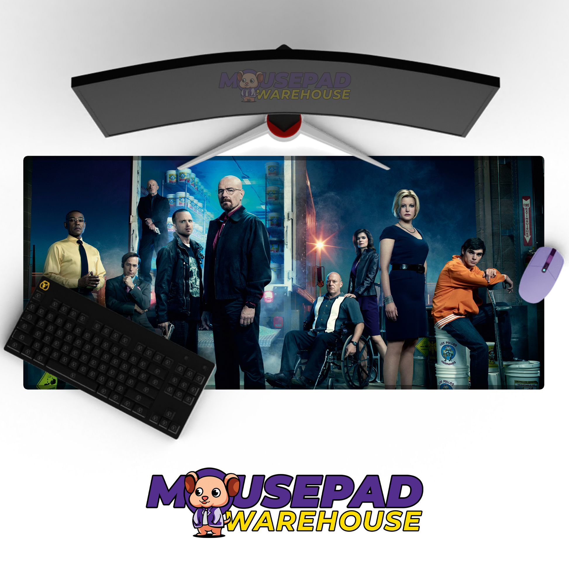 Breaking Bad TV Show Mousepad 1087655 MousepadWarehouse.com