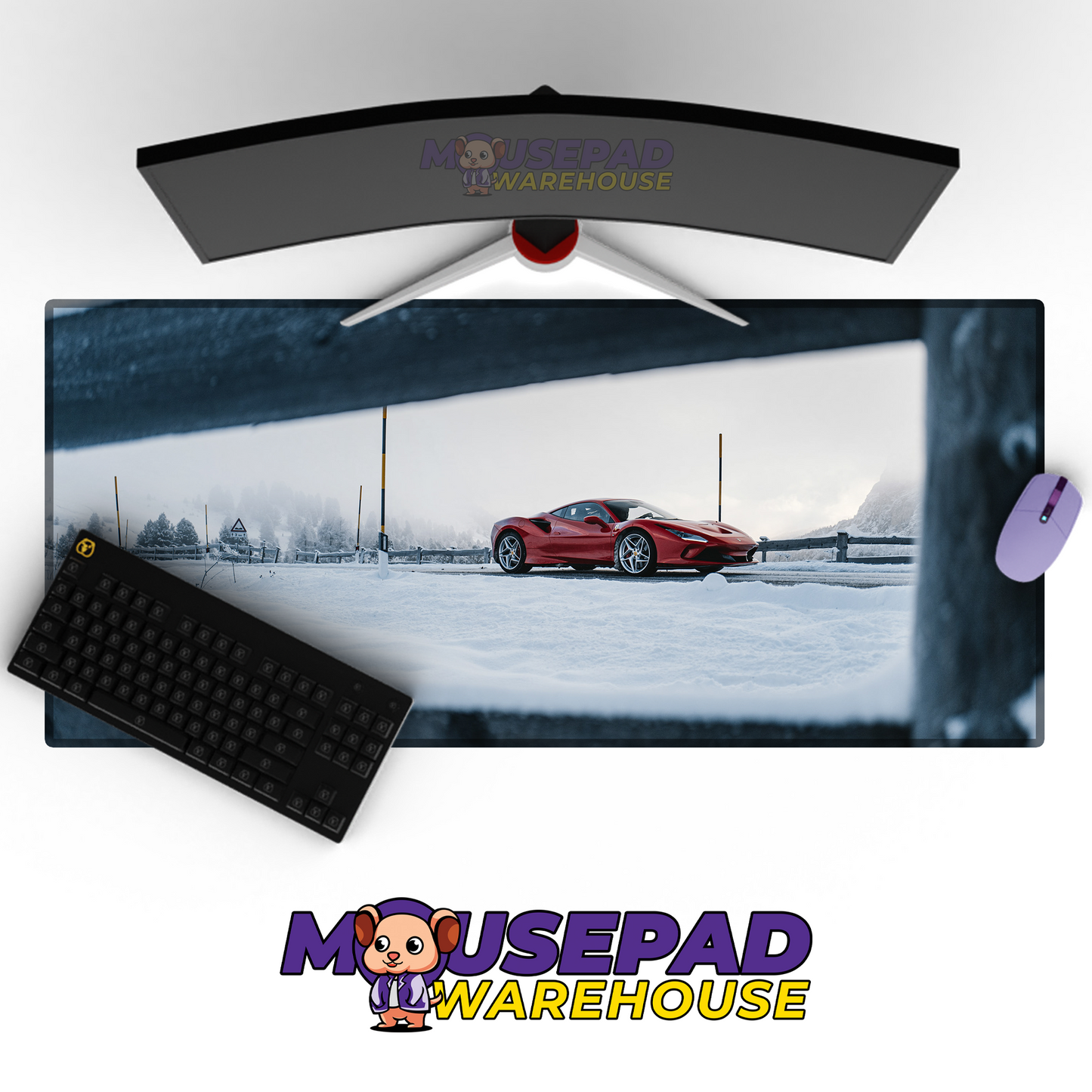 Ferrari F8 Tributo Car Mousepad 1090611