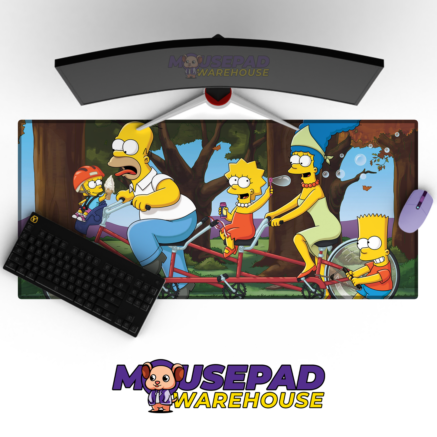 The Simpsons TV Show Mousepad 1091424 MousepadWarehouse.com