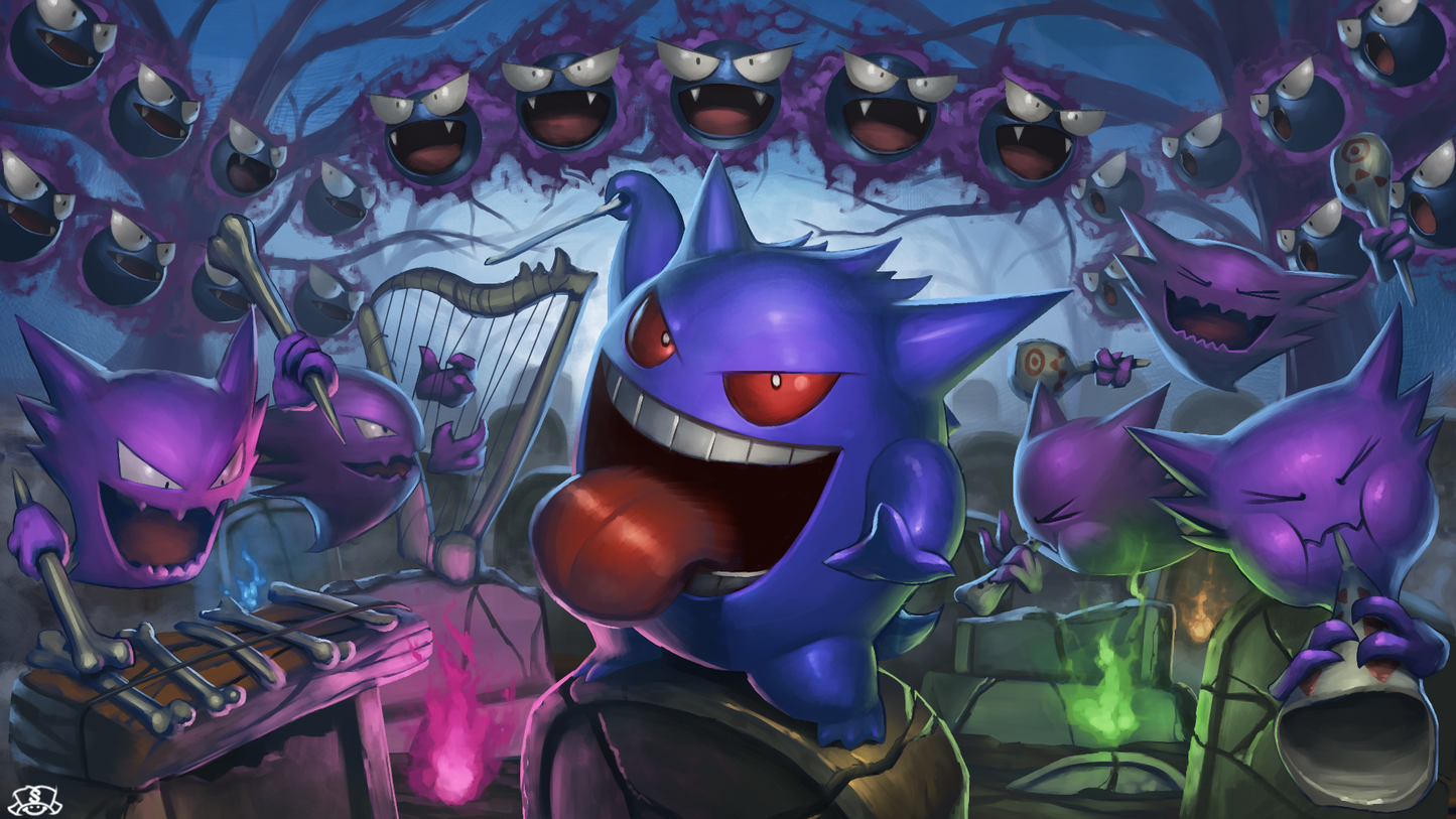 Gengar Pokemon TV Show Mousepad 1096019 MousepadWarehouse.com