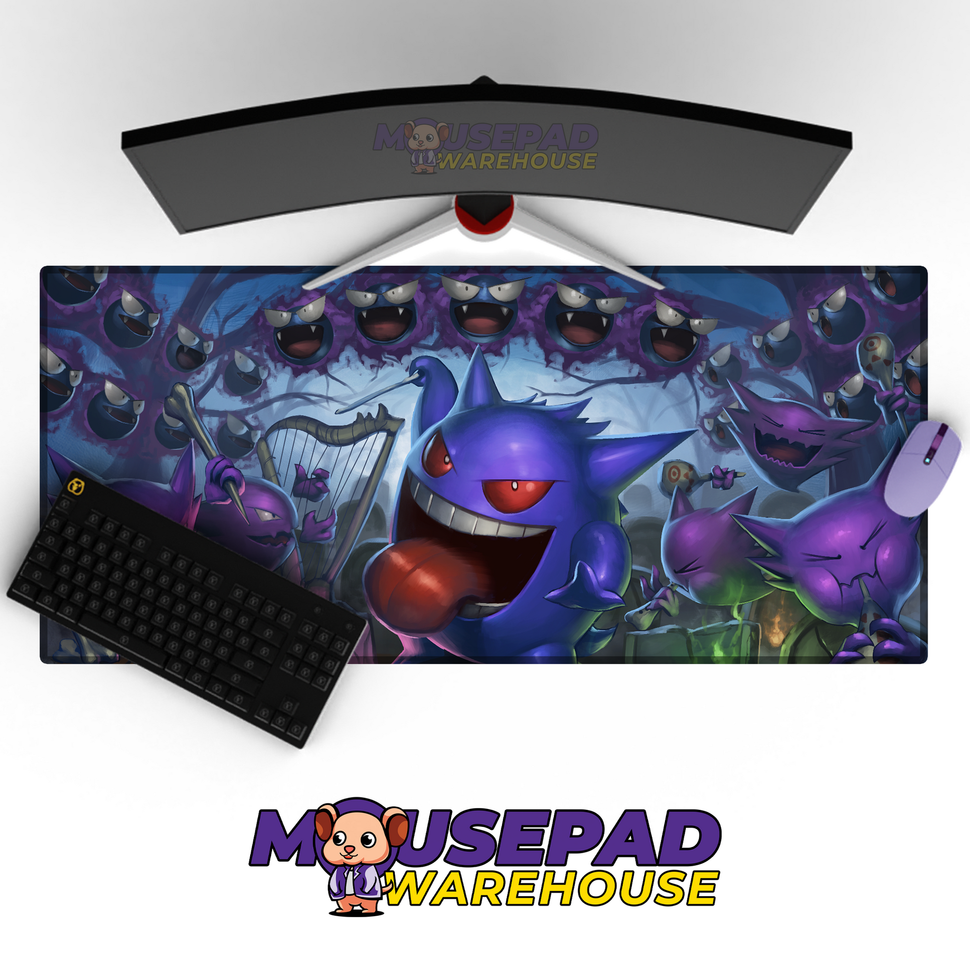 Gengar Pokemon TV Show Mousepad 1096019 MousepadWarehouse.com