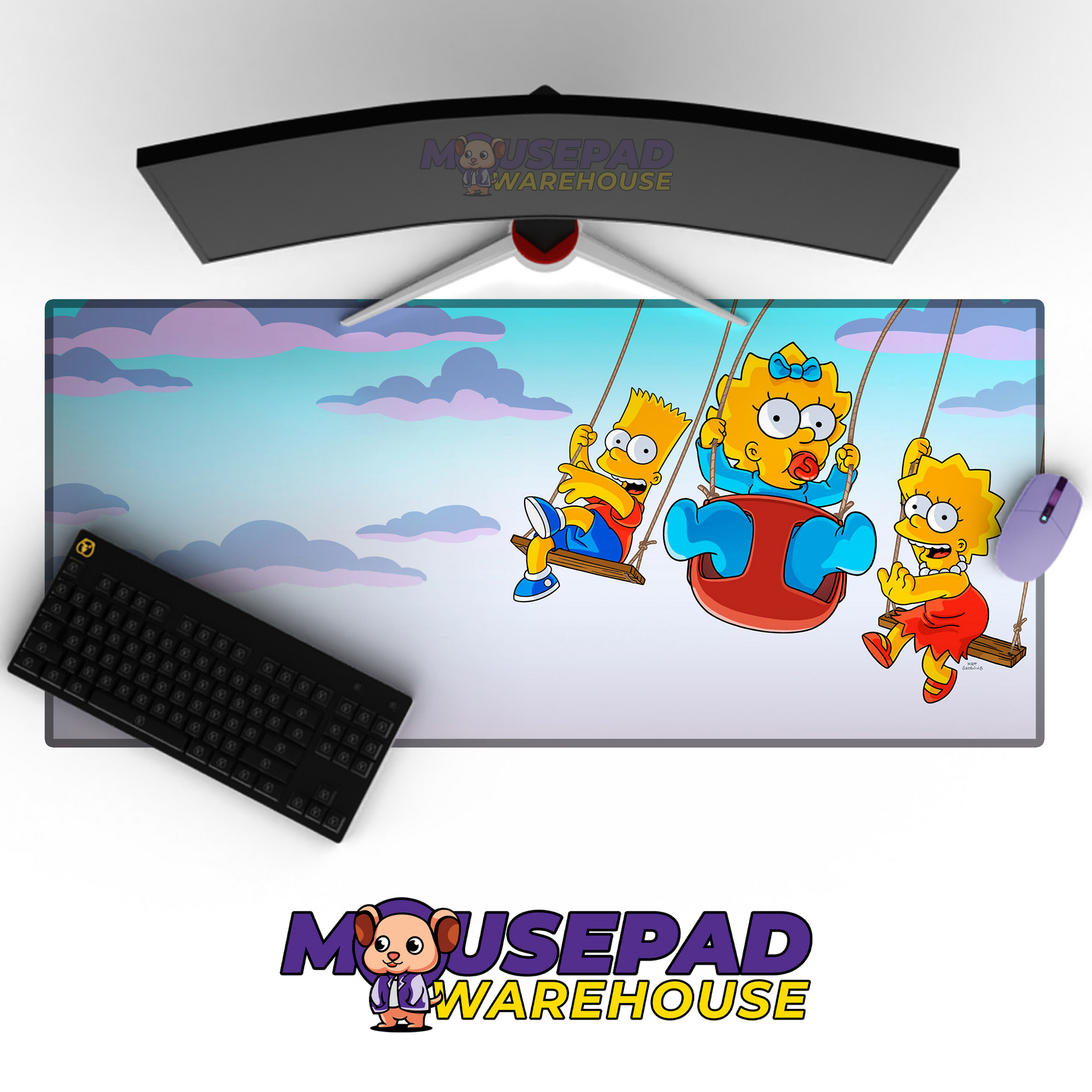 The Simpsons TV Show Mousepad 1099805 MousepadWarehouse.com