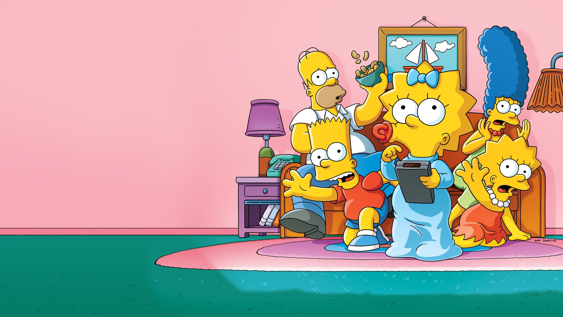 The Simpsons TV Show Mousepad 1099807 MousepadWarehouse.com