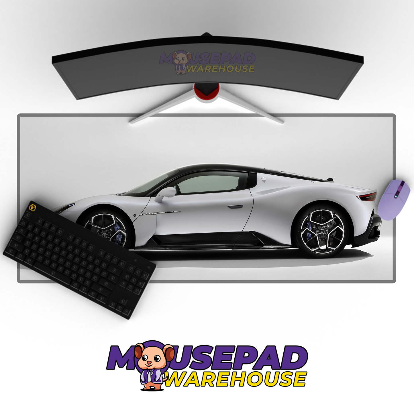 Maserati Car Mousepad 1101692 MousepadWarehouse.com