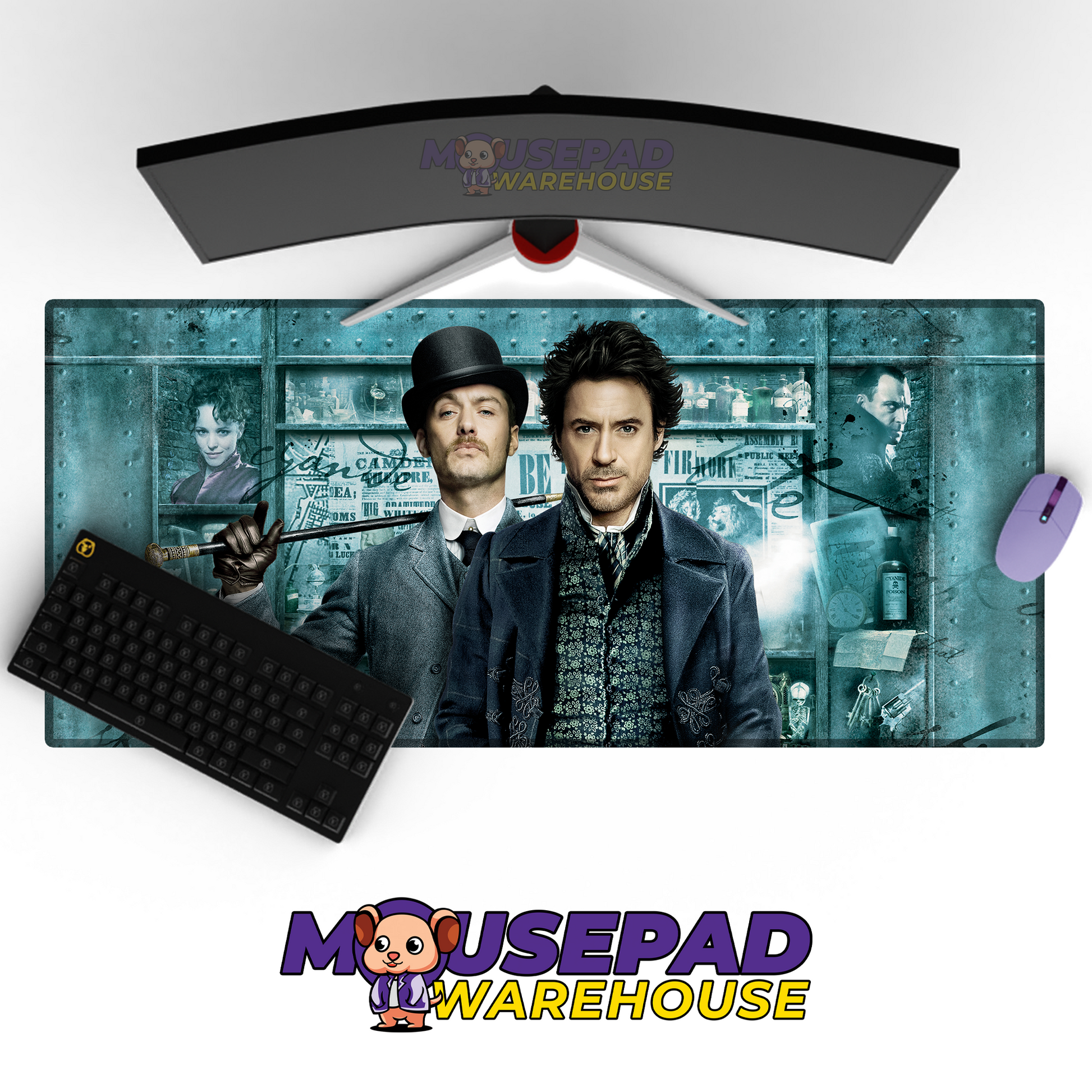 Sherlock TV Show Mousepad 1109853 MousepadWarehouse.com