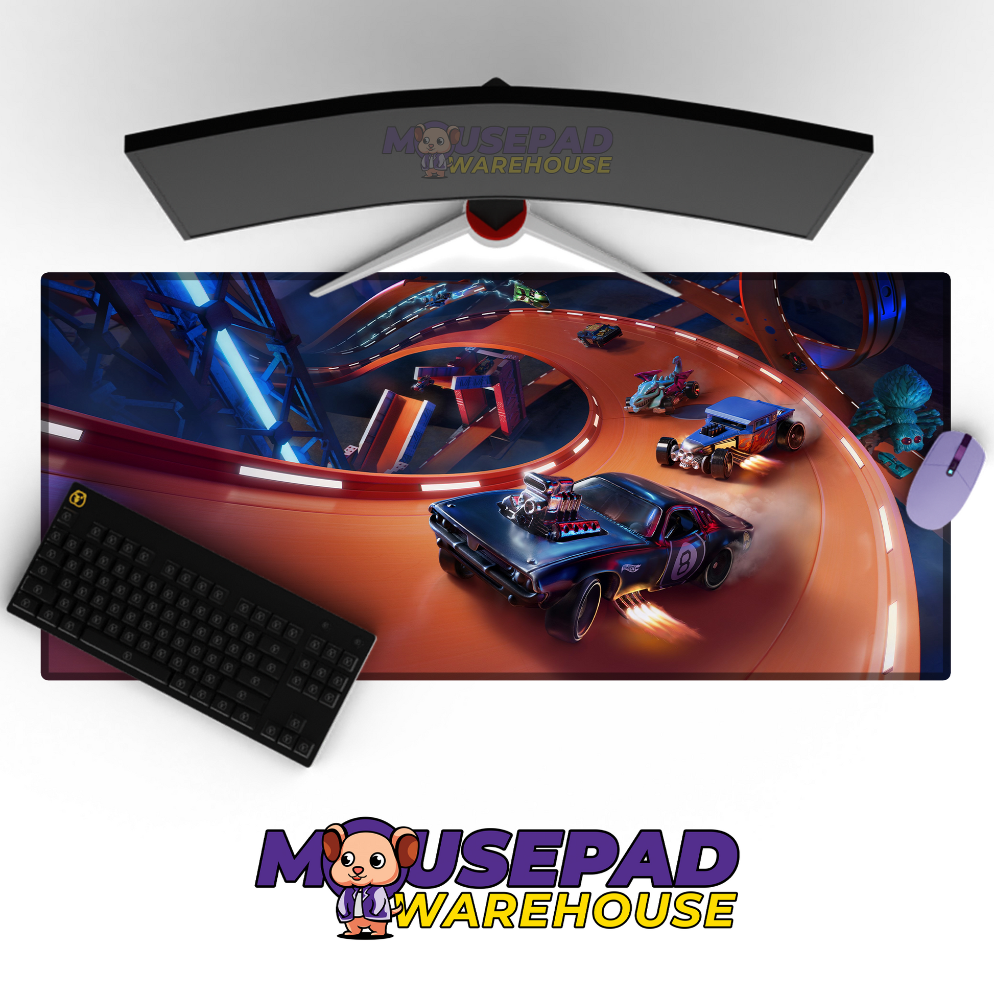 Hot Wheels Brand Imagery Mousepad 1132805 MousepadWarehouse.com