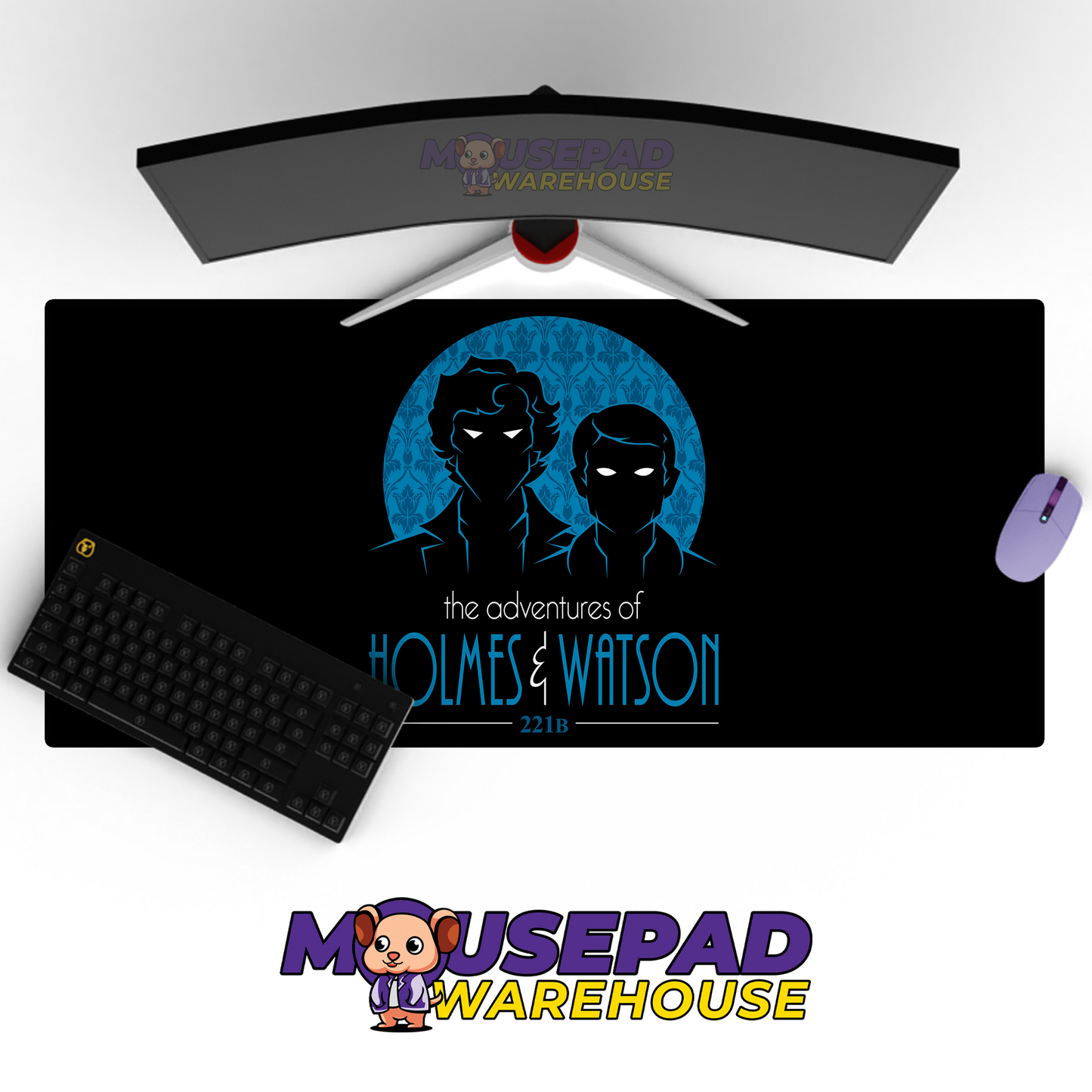 Sherlock TV Show Mousepad 1137510 MousepadWarehouse.com