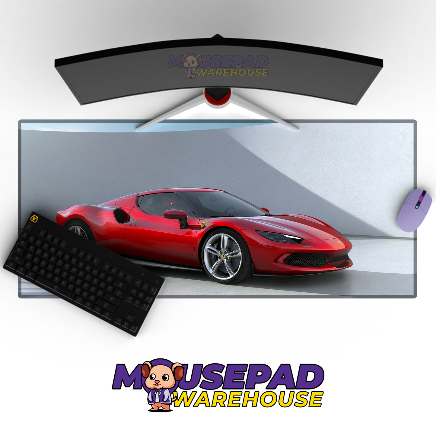 Ferrari 296 GTB Car Mousepad 1153727