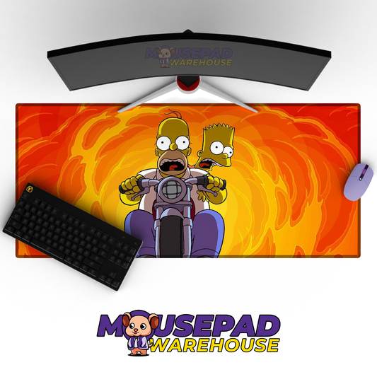 The Simpsons TV Show Mousepad 116031 MousepadWarehouse.com