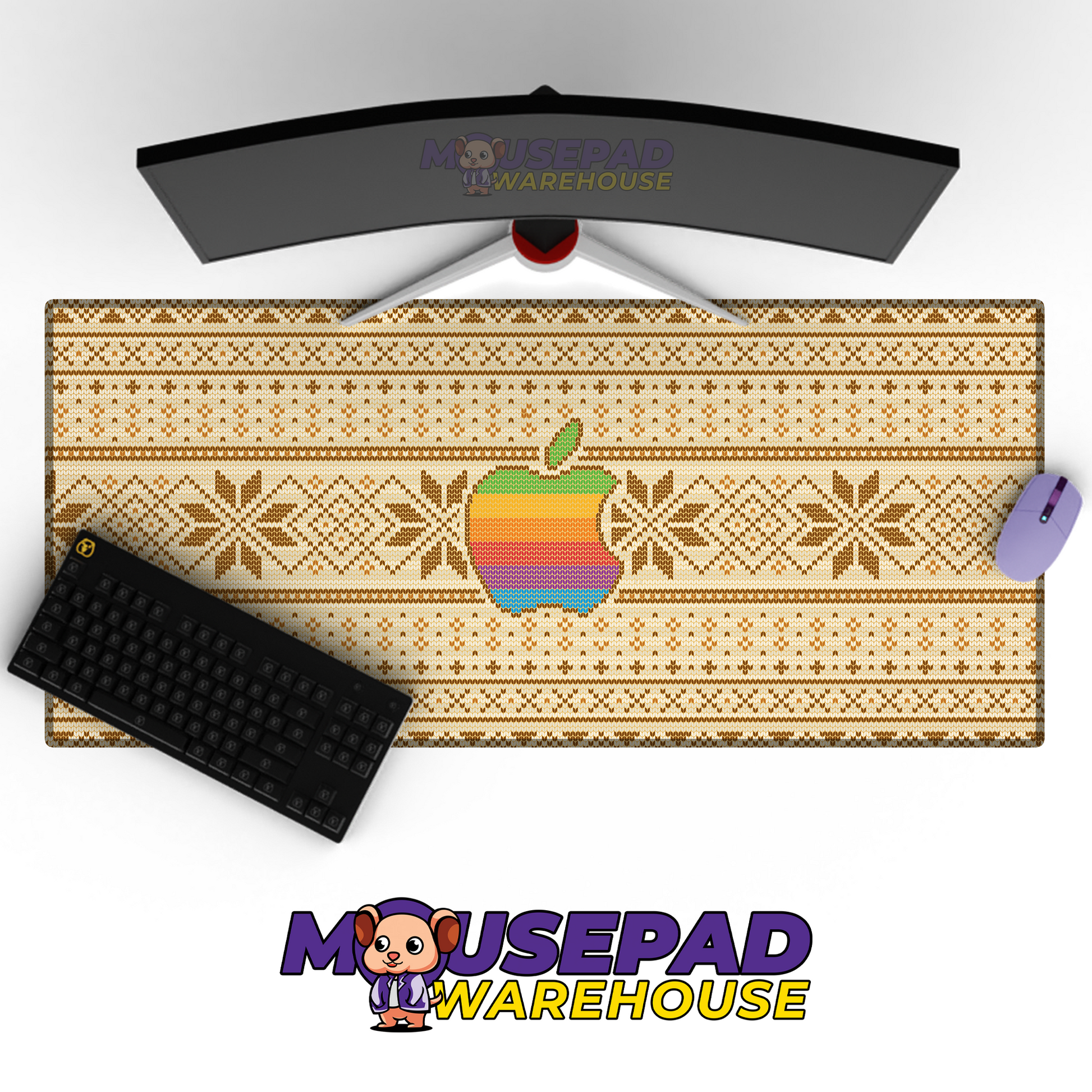 Apple Brand Imagery Mousepad 1209996 MousepadWarehouse.com