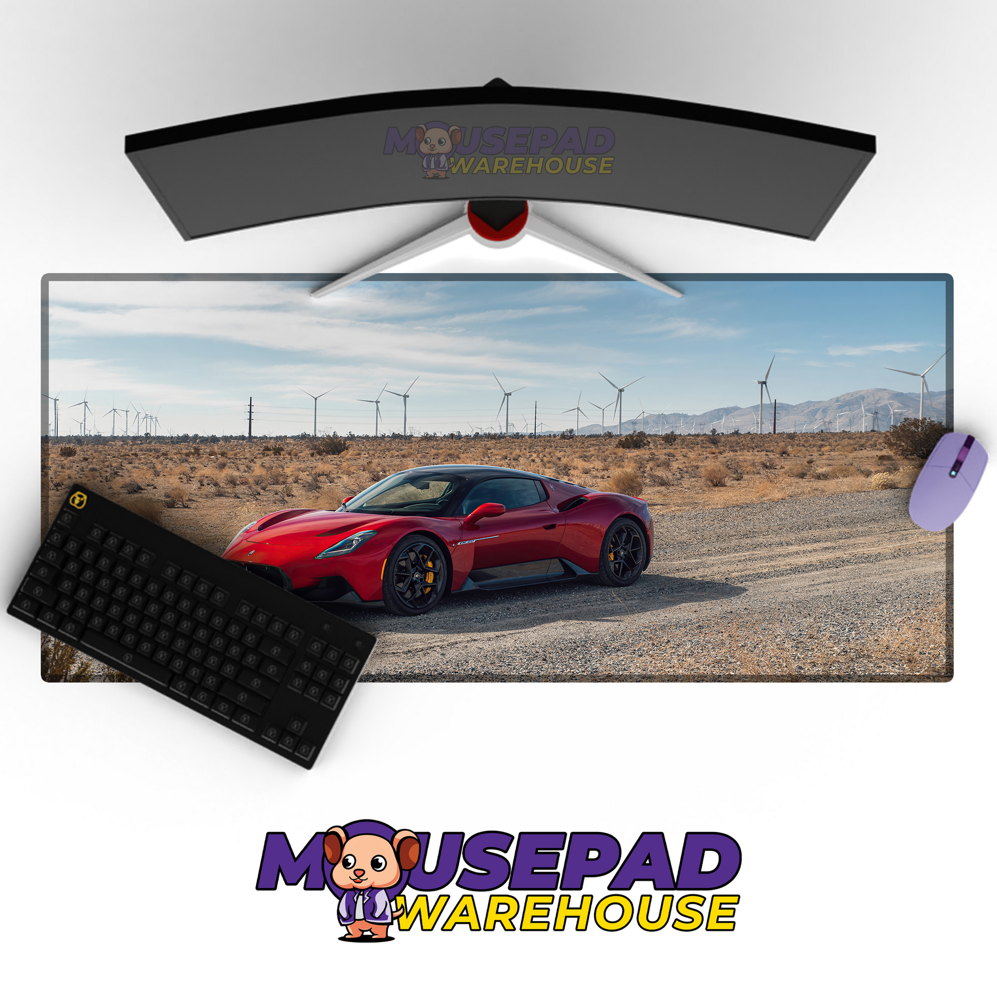 Maserati Car Mousepad 1217894 MousepadWarehouse.com