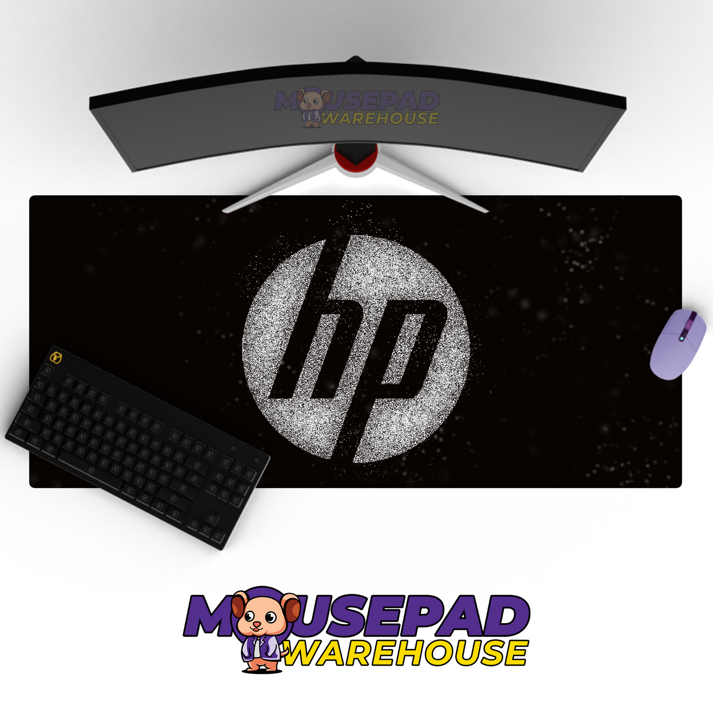 HP (Hewlett-Packard) Brand Imagery Mousepad 1230933 MousepadWarehouse.com