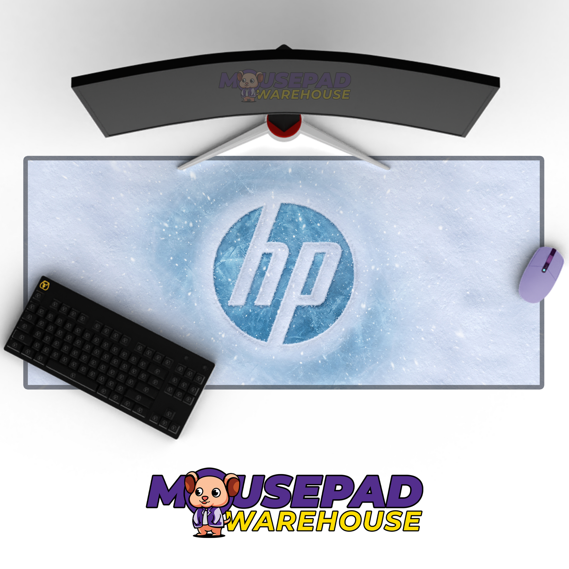 HP (Hewlett-Packard) Brand Imagery Mousepad 1230938 MousepadWarehouse.com