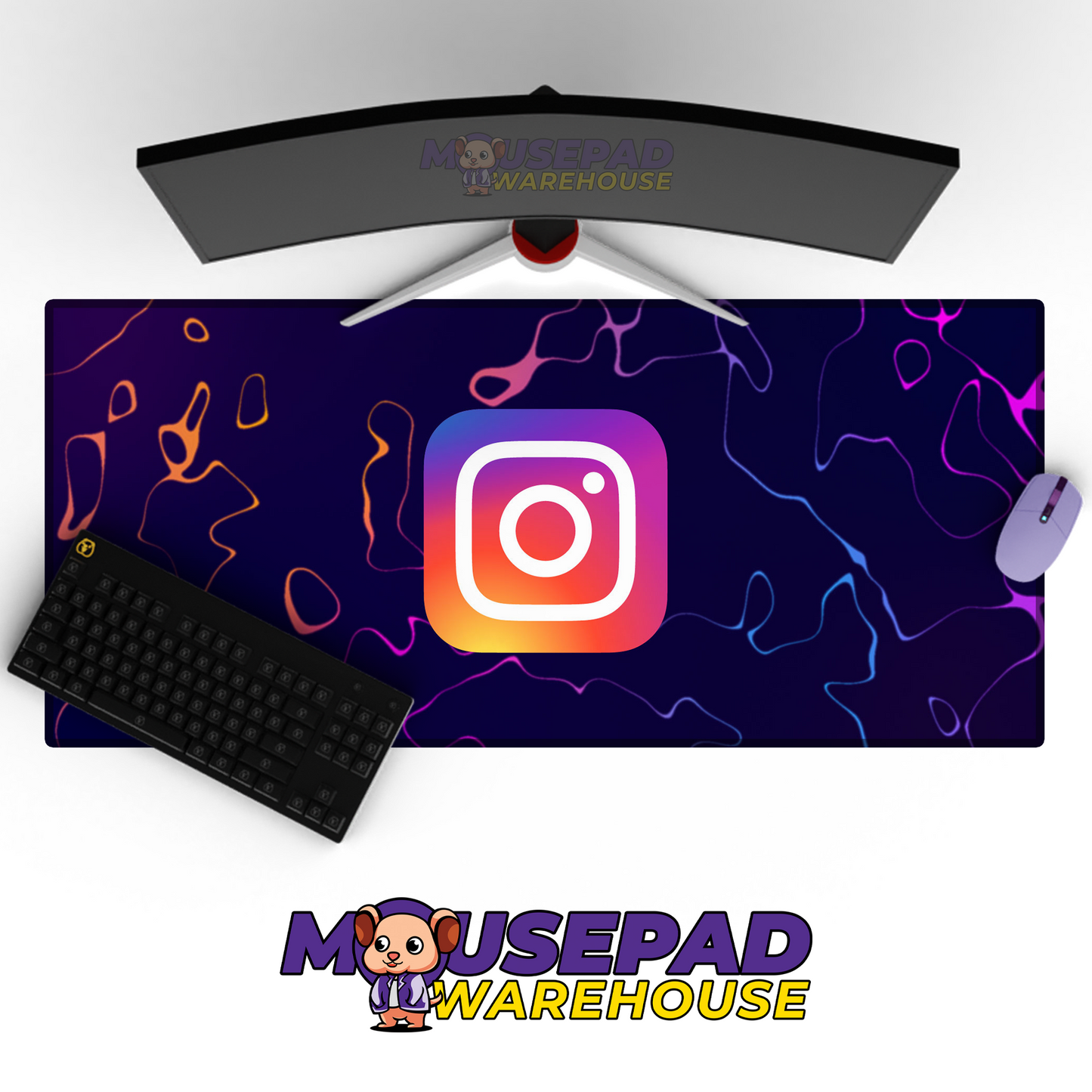 Instagram Brand Imagery Mousepad 1230943 MousepadWarehouse.com