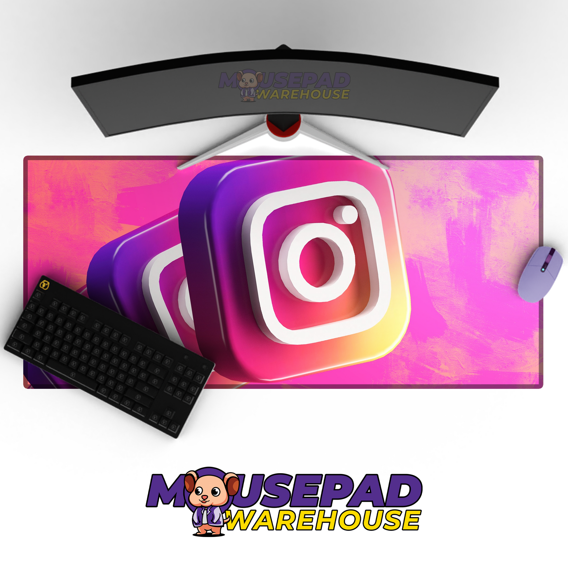 Instagram Brand Imagery Mousepad 1230948 MousepadWarehouse.com