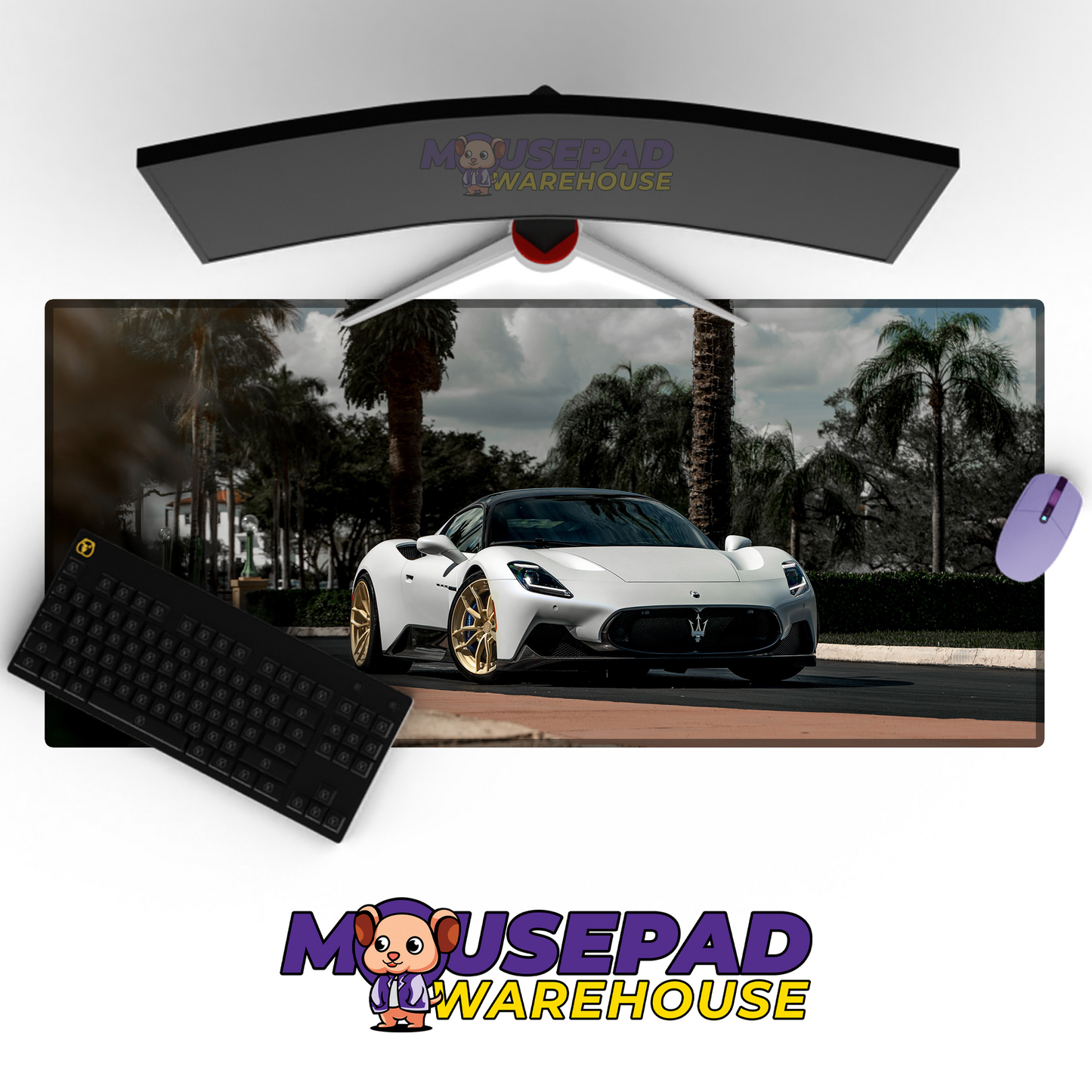 Maserati Car Mousepad 1231368 MousepadWarehouse.com