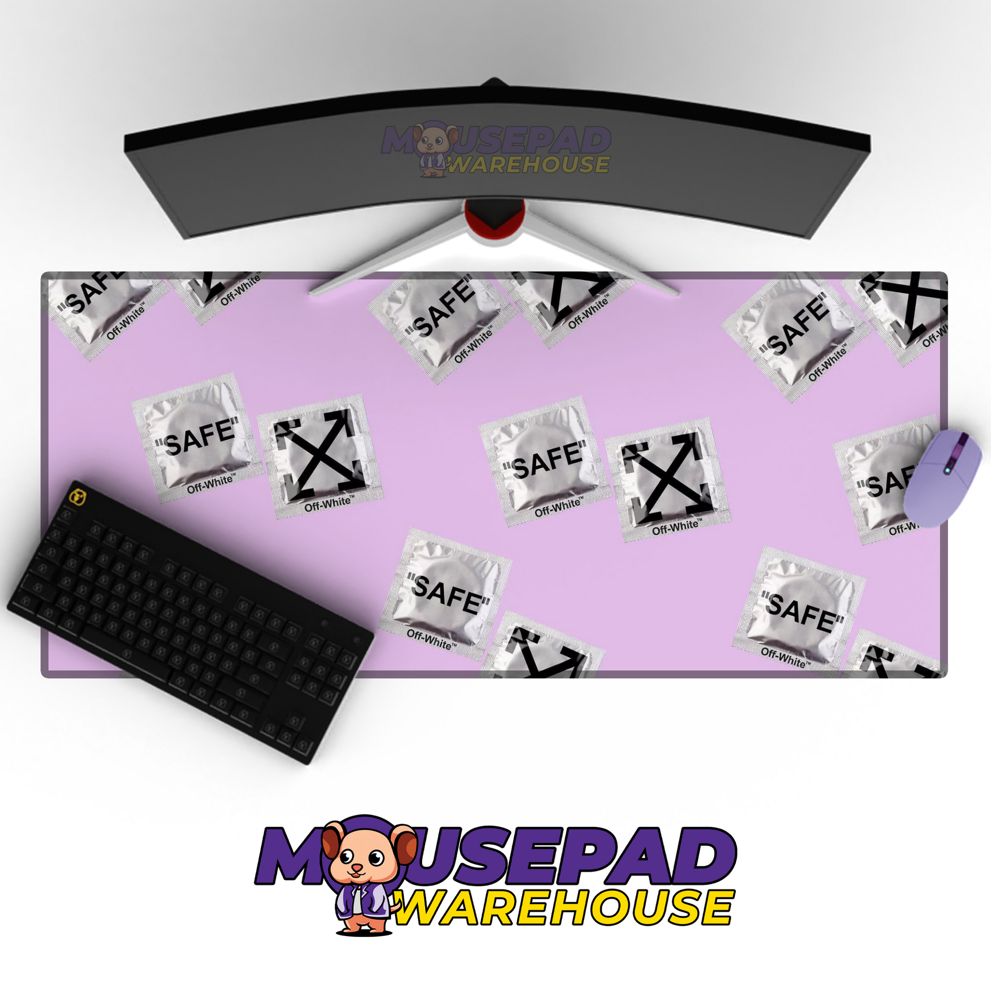 Off-White Mousepad 123697 MousepadWarehouse.com