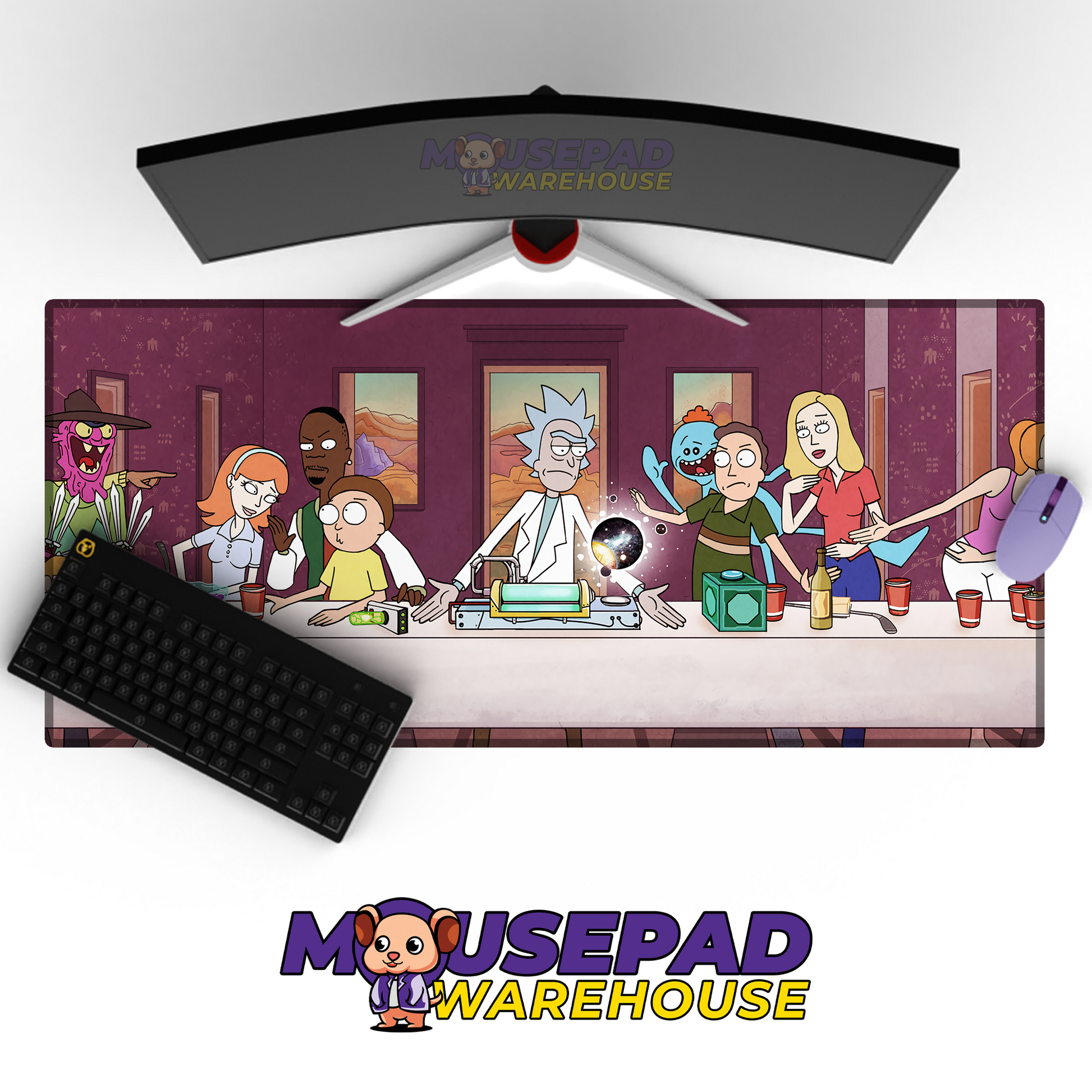 Rick and Morty TV Show Mousepad 1262852 MousepadWarehouse.com