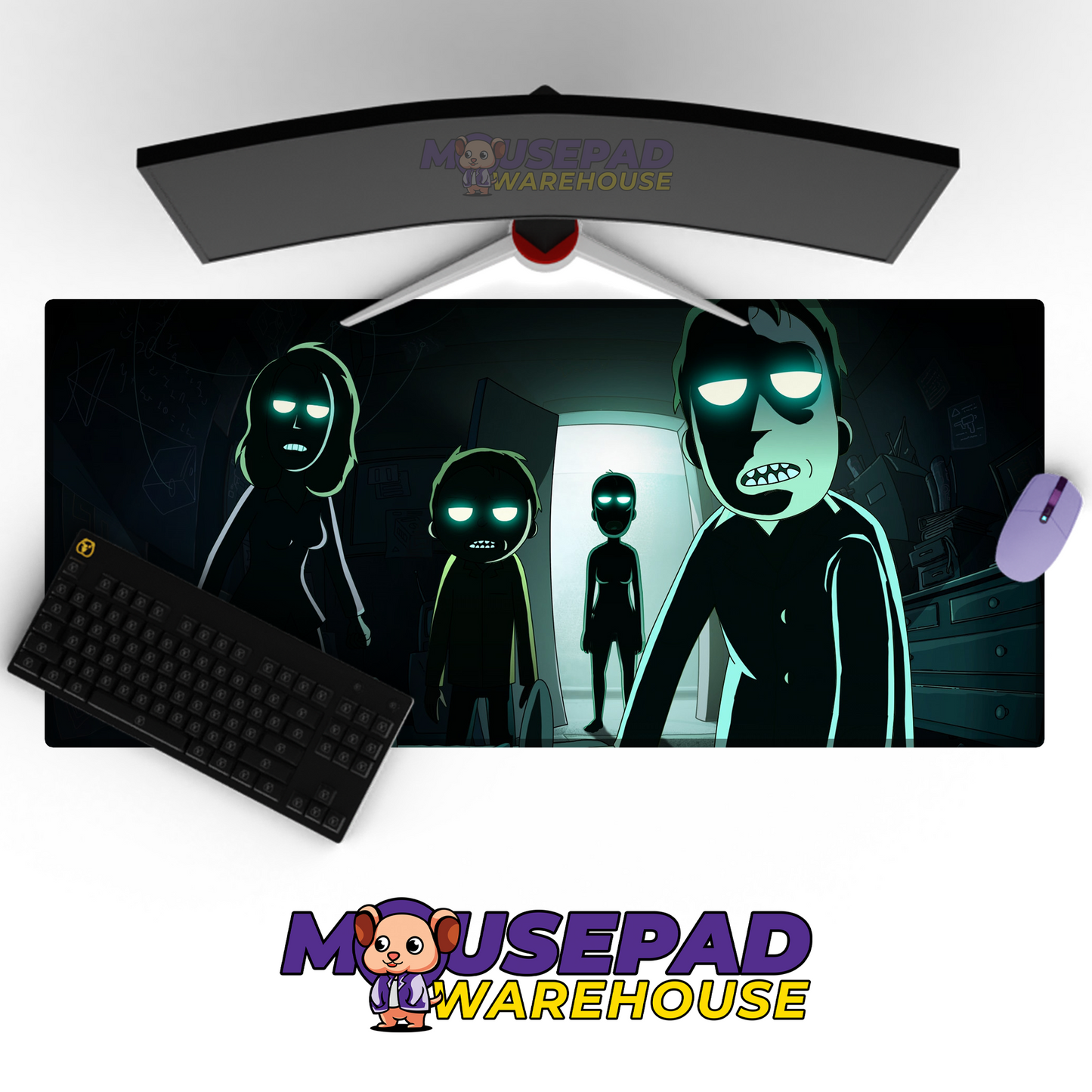 Rick and Morty TV Show Mousepad 1285058 MousepadWarehouse.com