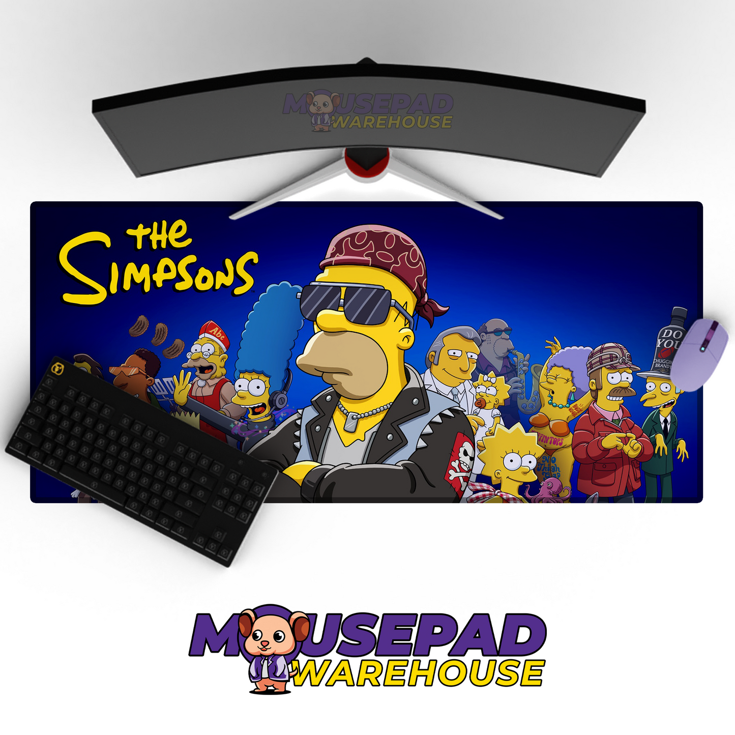 The Simpsons TV Show Mousepad 1287382 MousepadWarehouse.com