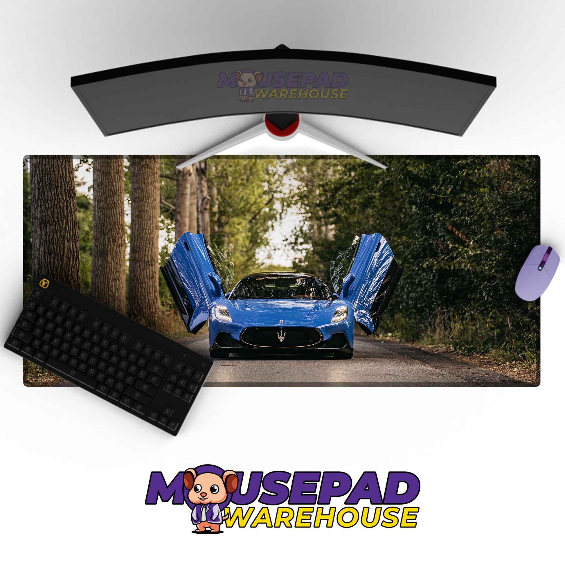 Maserati Car Mousepad 1292389 MousepadWarehouse.com