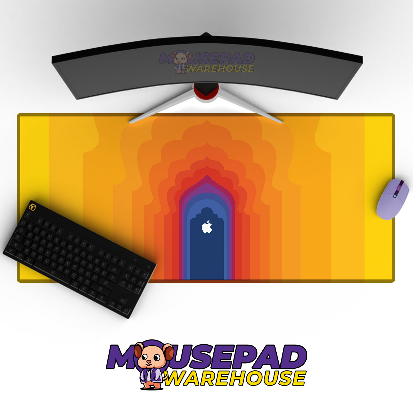 Apple Brand Imagery Mousepad 1328587 MousepadWarehouse.com