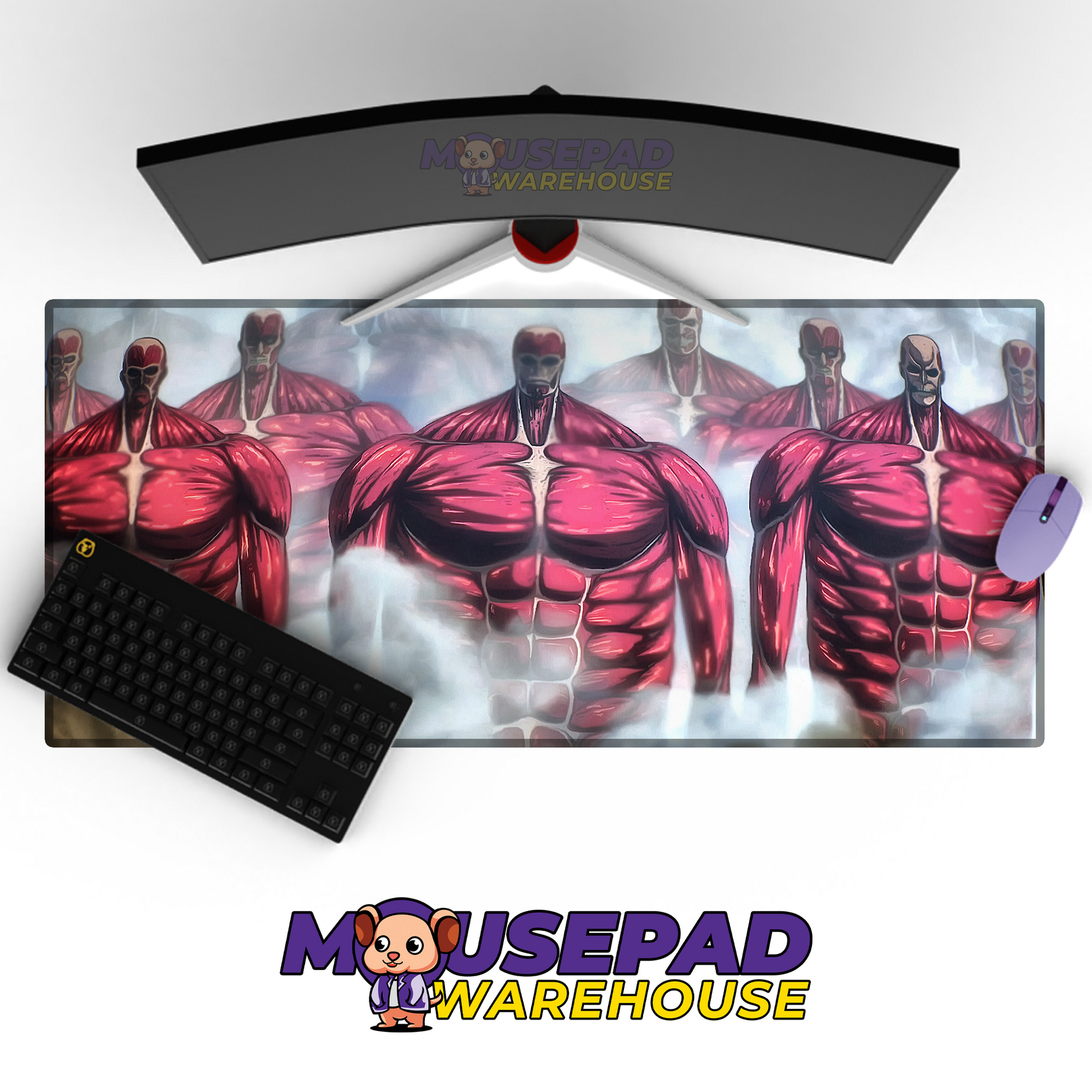 Attack on Titan Anime Mousepad 1311164 MousepadWarehouse.com