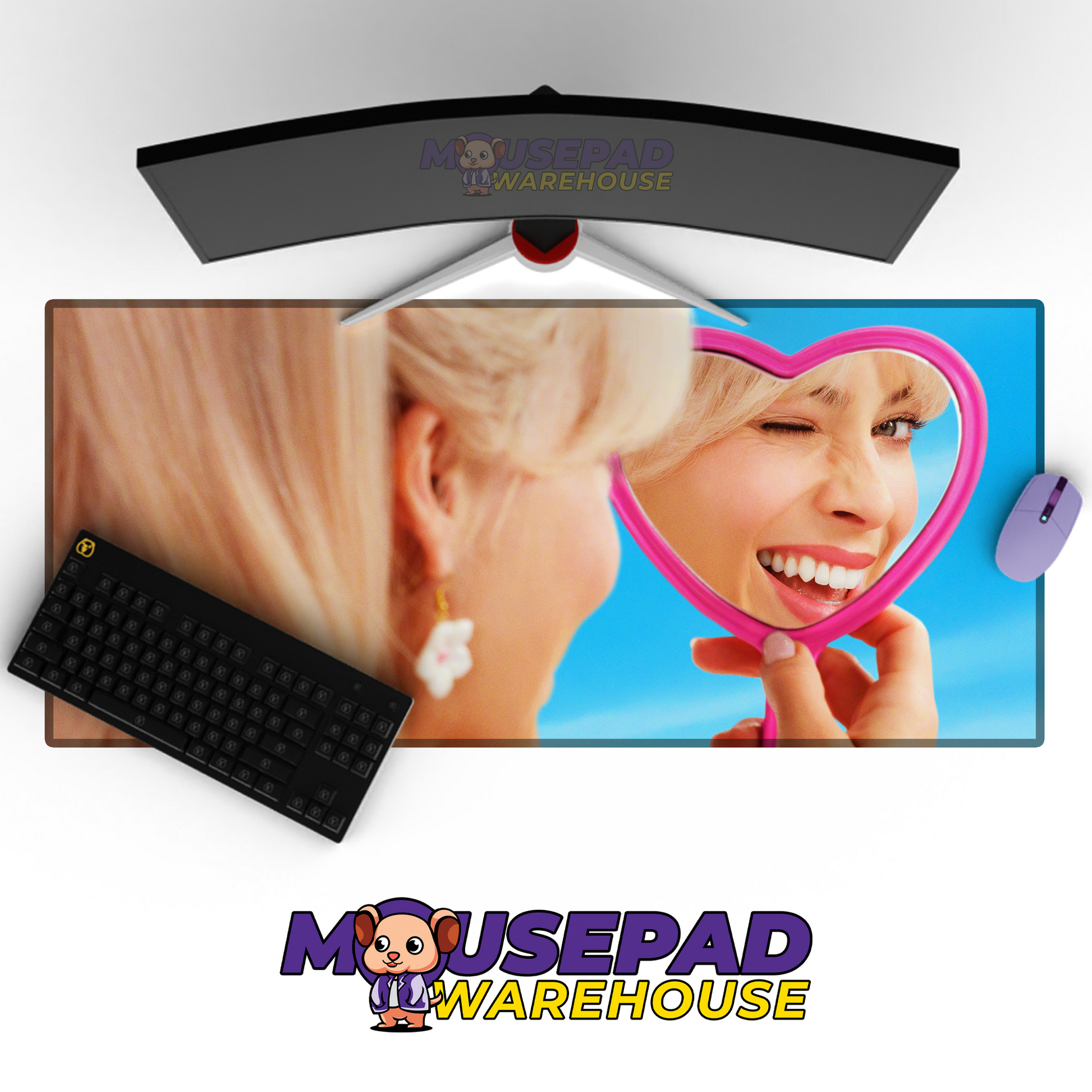 Barbie Brand Imagery Mousepad 1318738 MousepadWarehouse.com