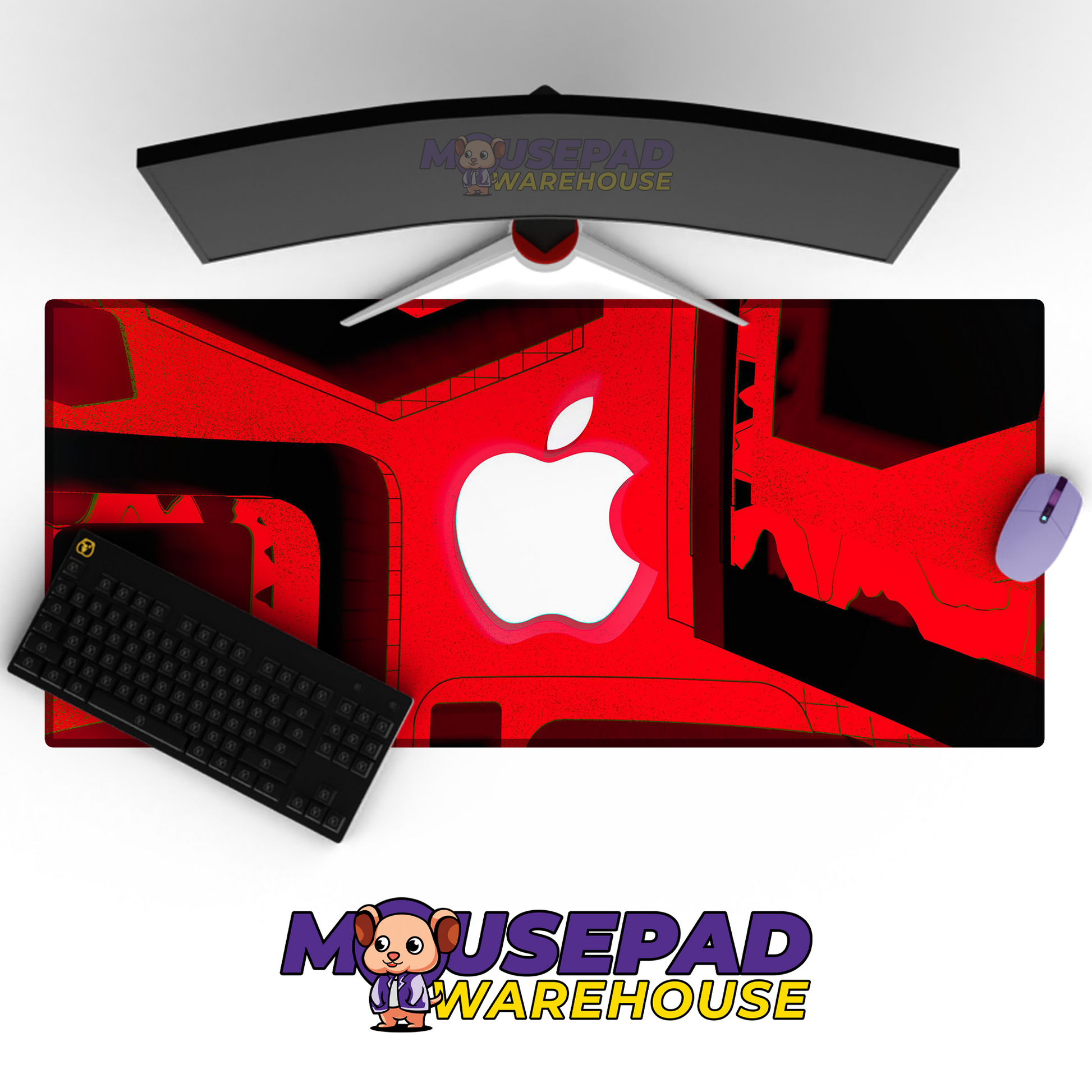 Apple Brand Imagery Mousepad 1328587 MousepadWarehouse.com