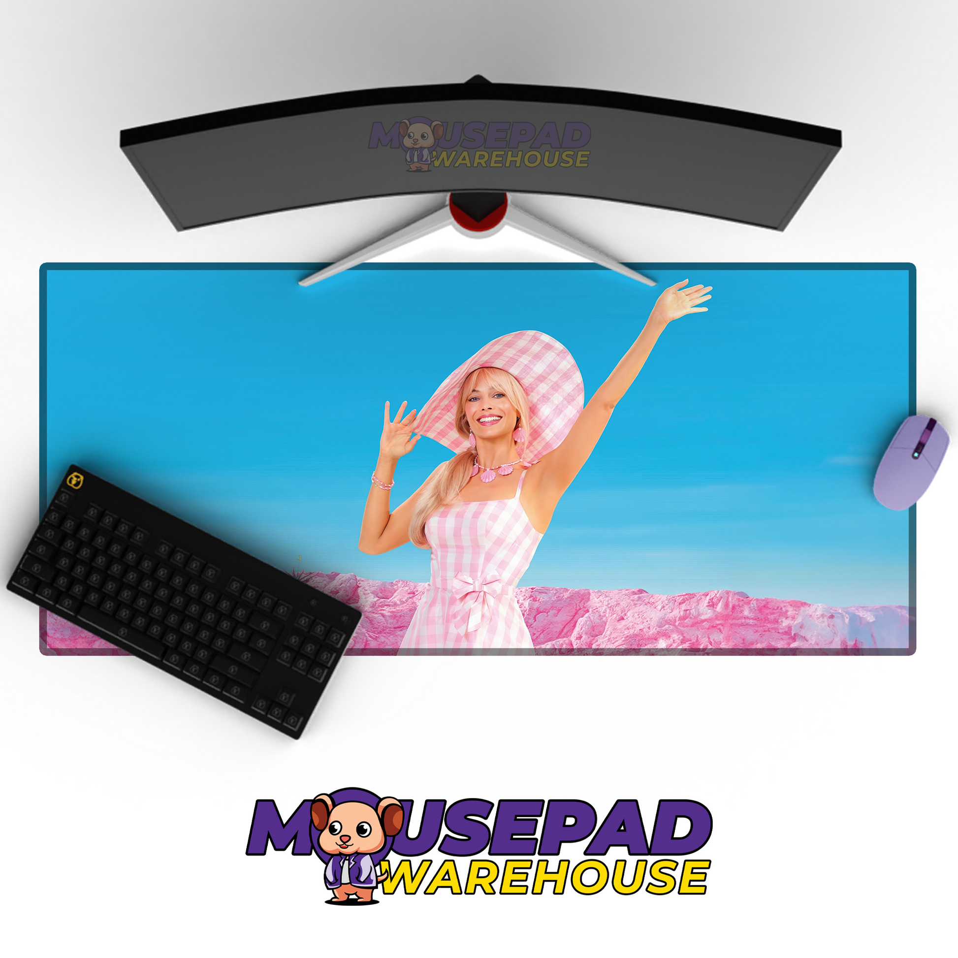 Barbie Brand Imagery Mousepad 1328595 MousepadWarehouse.com