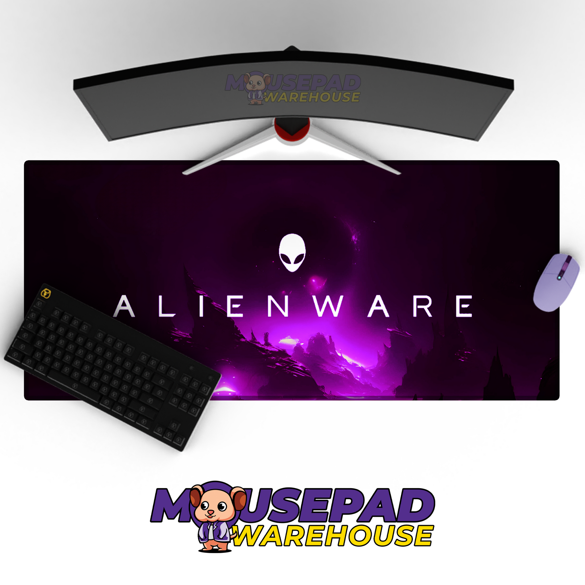 Alienware Brand Imagery Mousepad 1333083 MousepadWarehouse.com