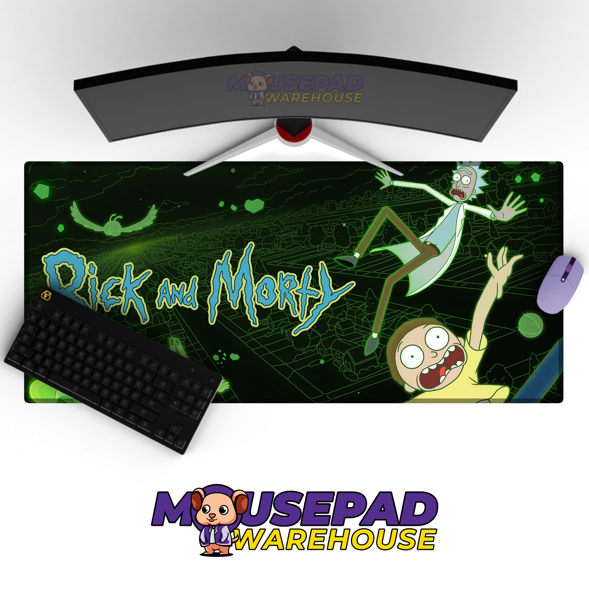 Rick and Morty TV Show Mousepad 1335140 MousepadWarehouse.com